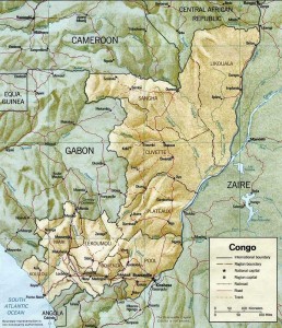 Carte Congo-Brazzaville