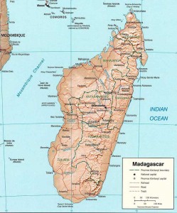 Carte Madagascar